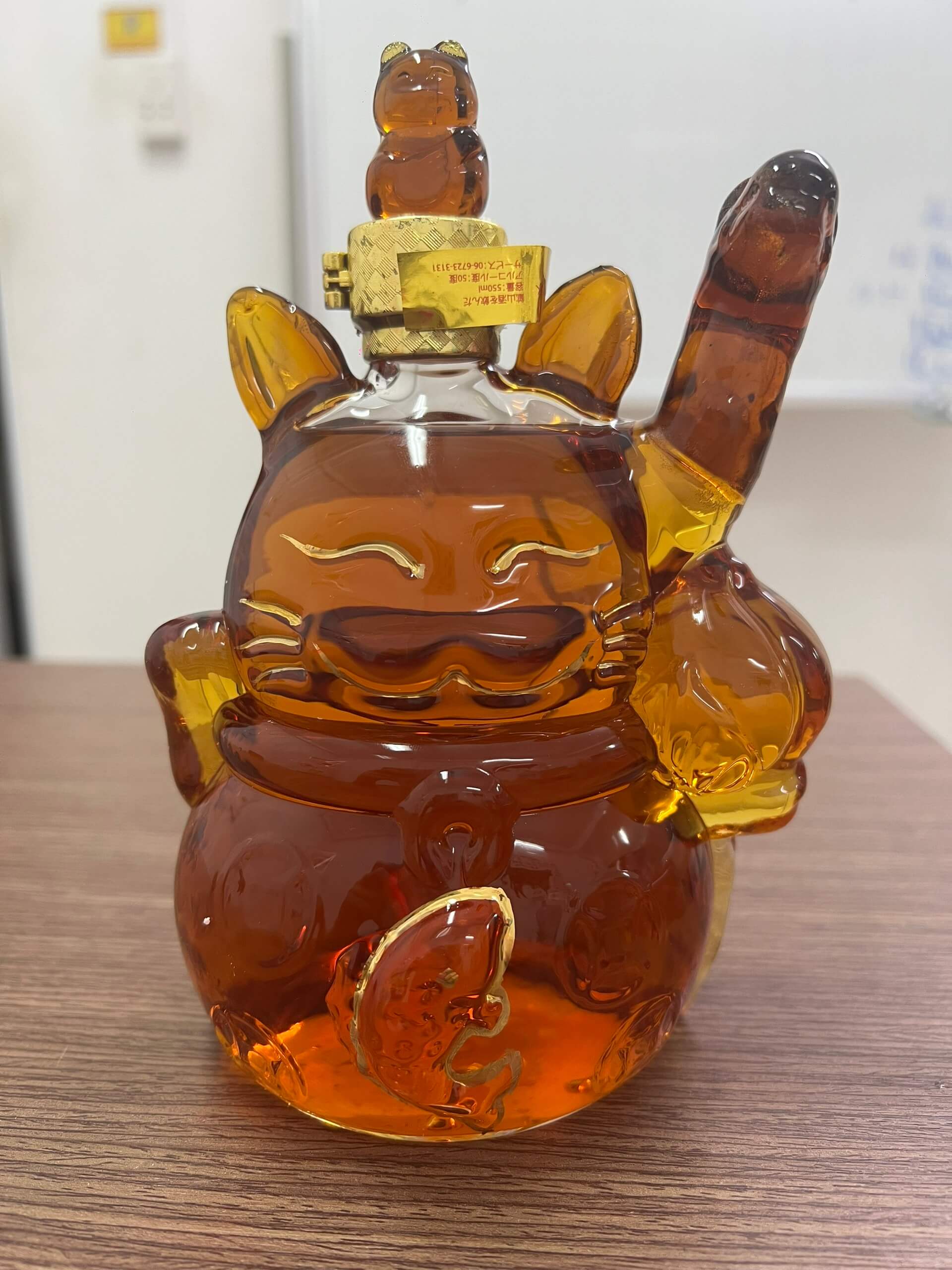 Bộ rượu con mèo thủy tinh